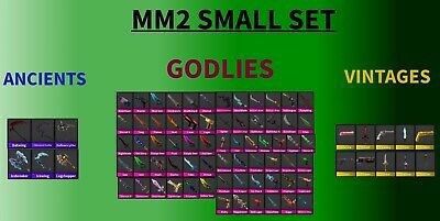 Roblox MM2 107 GODLYS Small Set *LEGIT + RELIABLE*