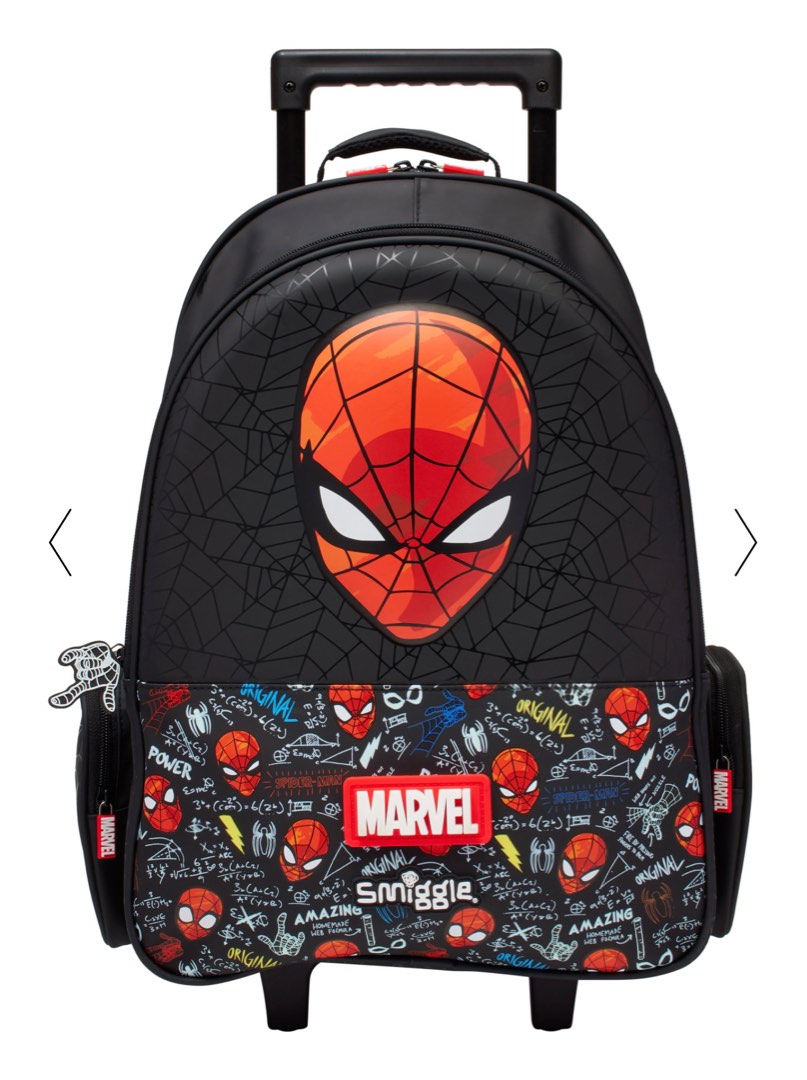 Smiggle Spiderman Backpack Trolley, Hobbies & Toys, Stationary & Craft ...