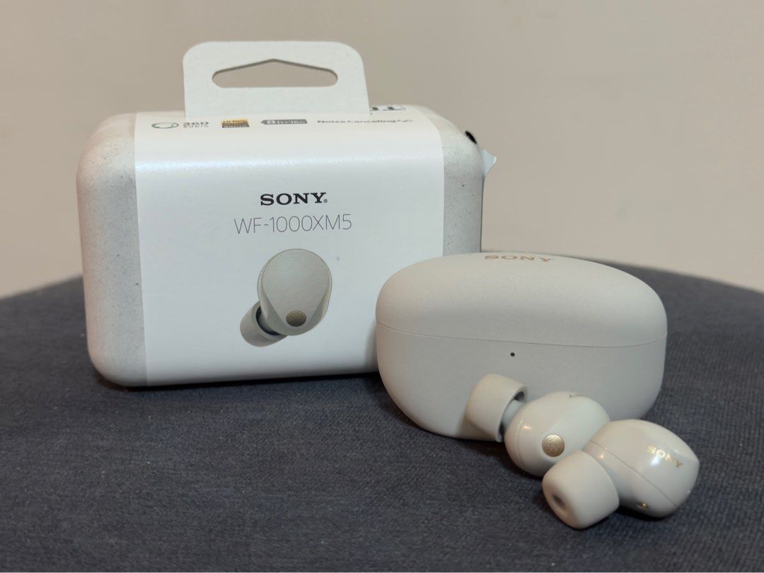 SONY WF-1000XM5 - Platinum Silver, 音響器材, 耳機- Carousell