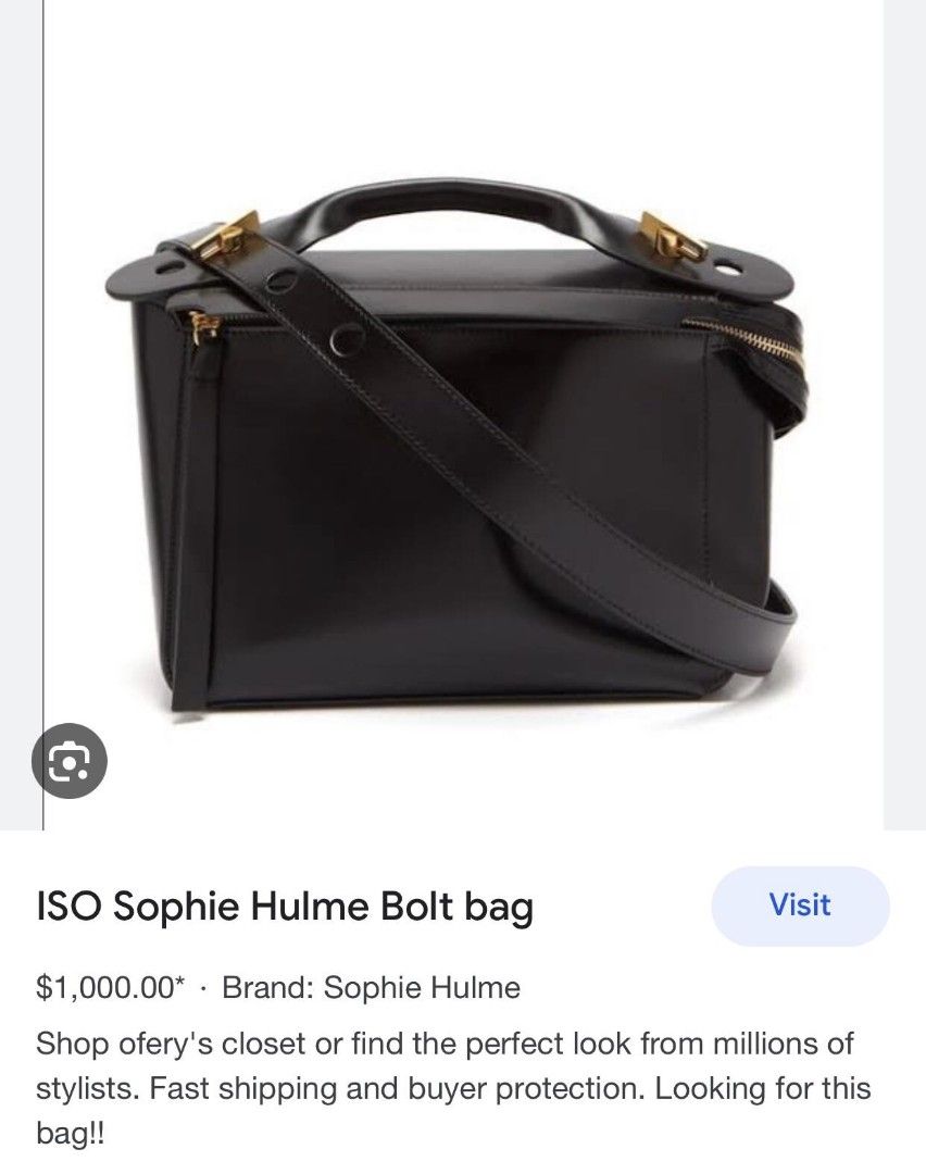 Sophie hulme bolt bag shop sale