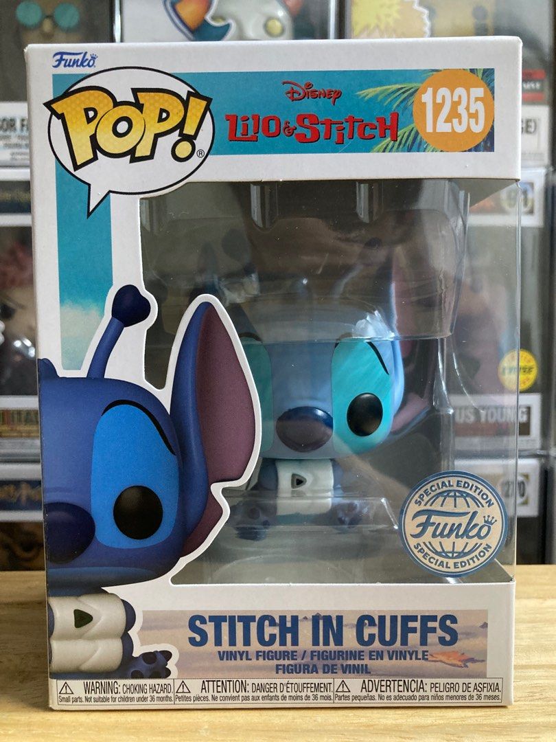 Stitch in Cuffs Special Edition 1235 Figure, Disney Lilo & Stitch Figure