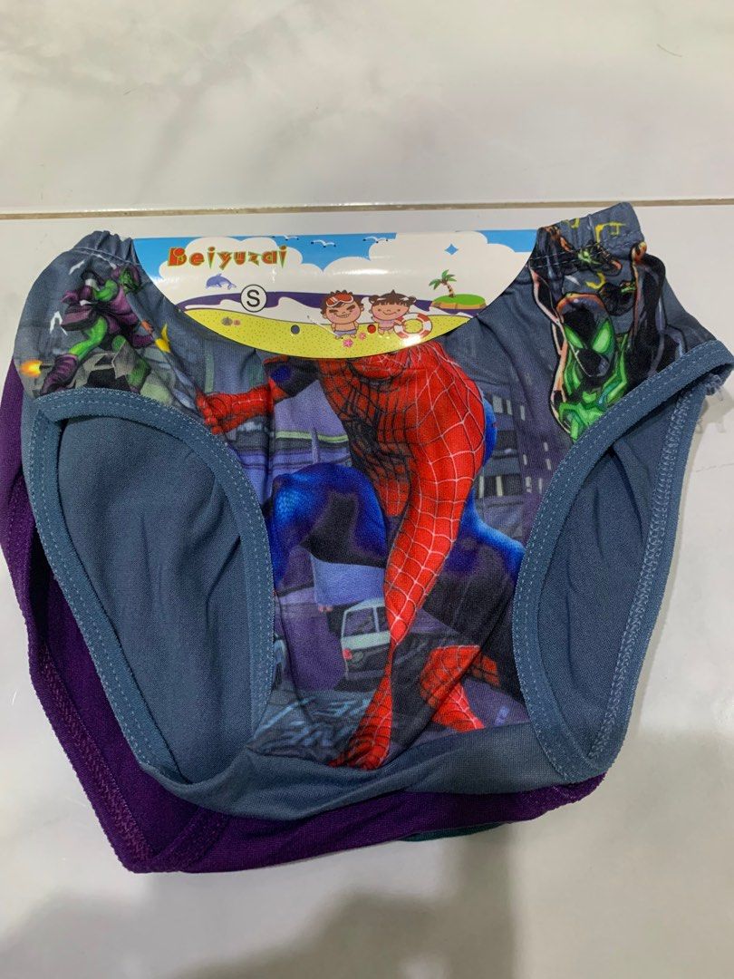 Spiderman Kids Underwear, Babies & Kids, Babies & Kids Fashion on Carousell