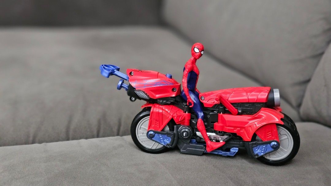 Spiderman nerf motorcycle on sale