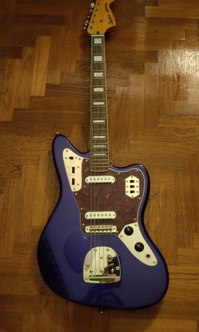 Squier by Fender FSR Classic Vibe 70s Jaguar Purple Metallic Electric ...