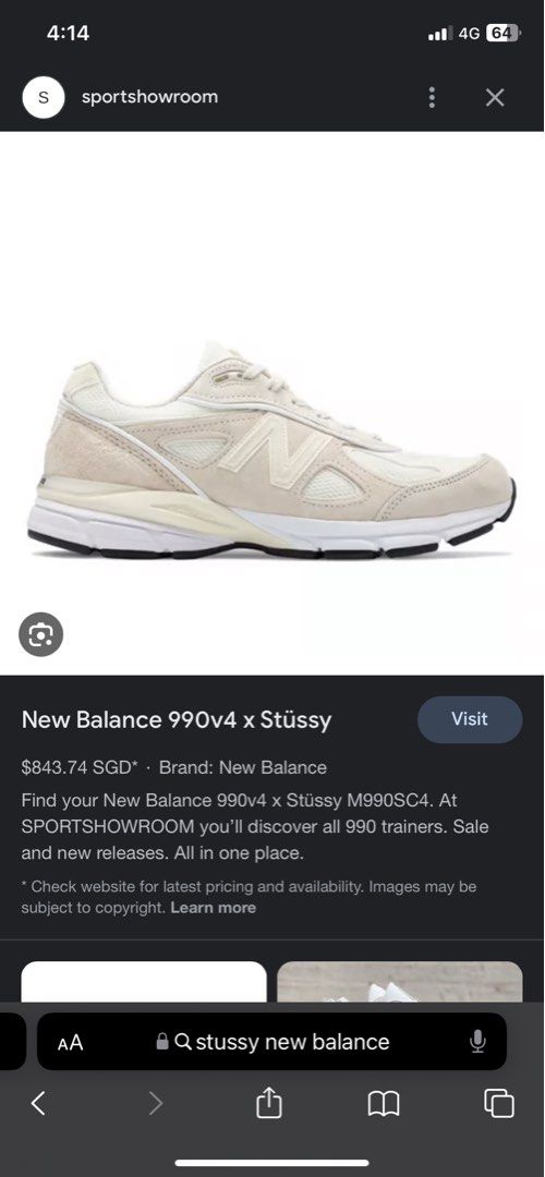 Stussy new balance 990 for sale sales