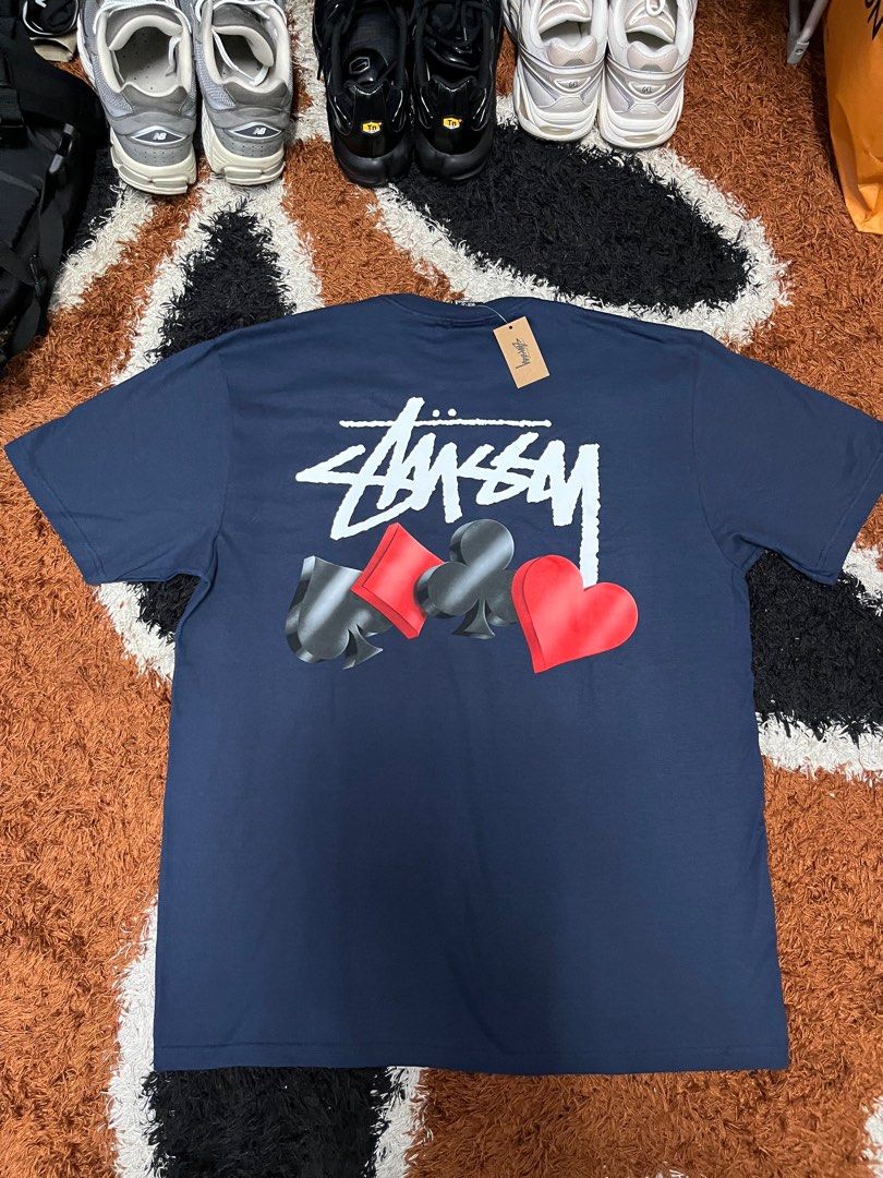 Blue stussy shop t shirt