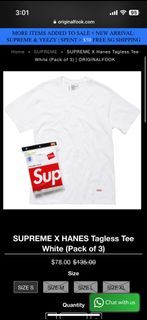 Supreme Drops on X: What new color for the Supreme x Hanes Boxers,  T-shirts, Tank tops and Socks would you like to see next?   / X