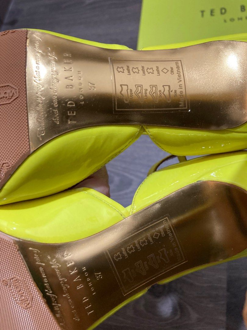Ted baker yellow heels top