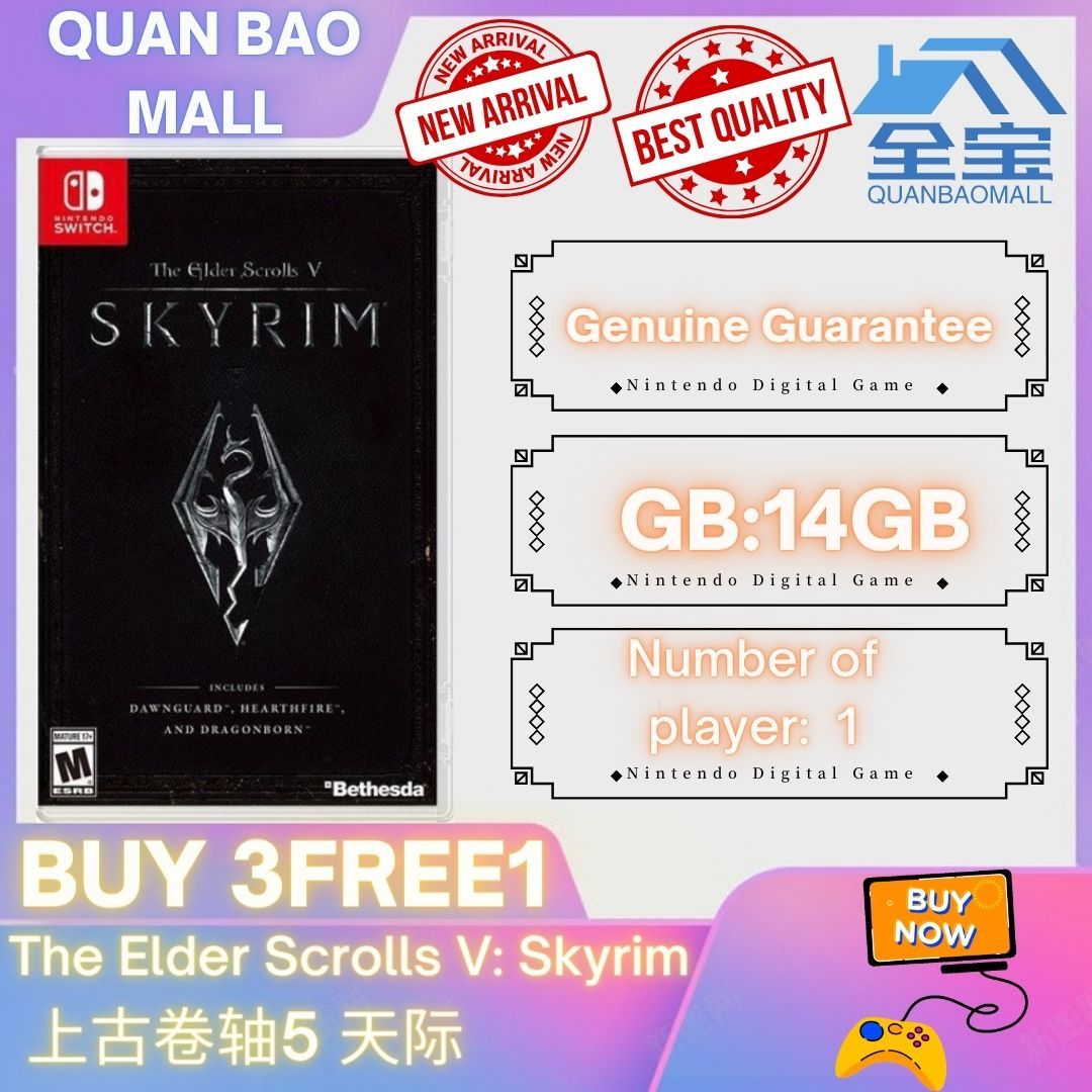 The Elder Scrolls V Skyrim 5 Nintendo switch