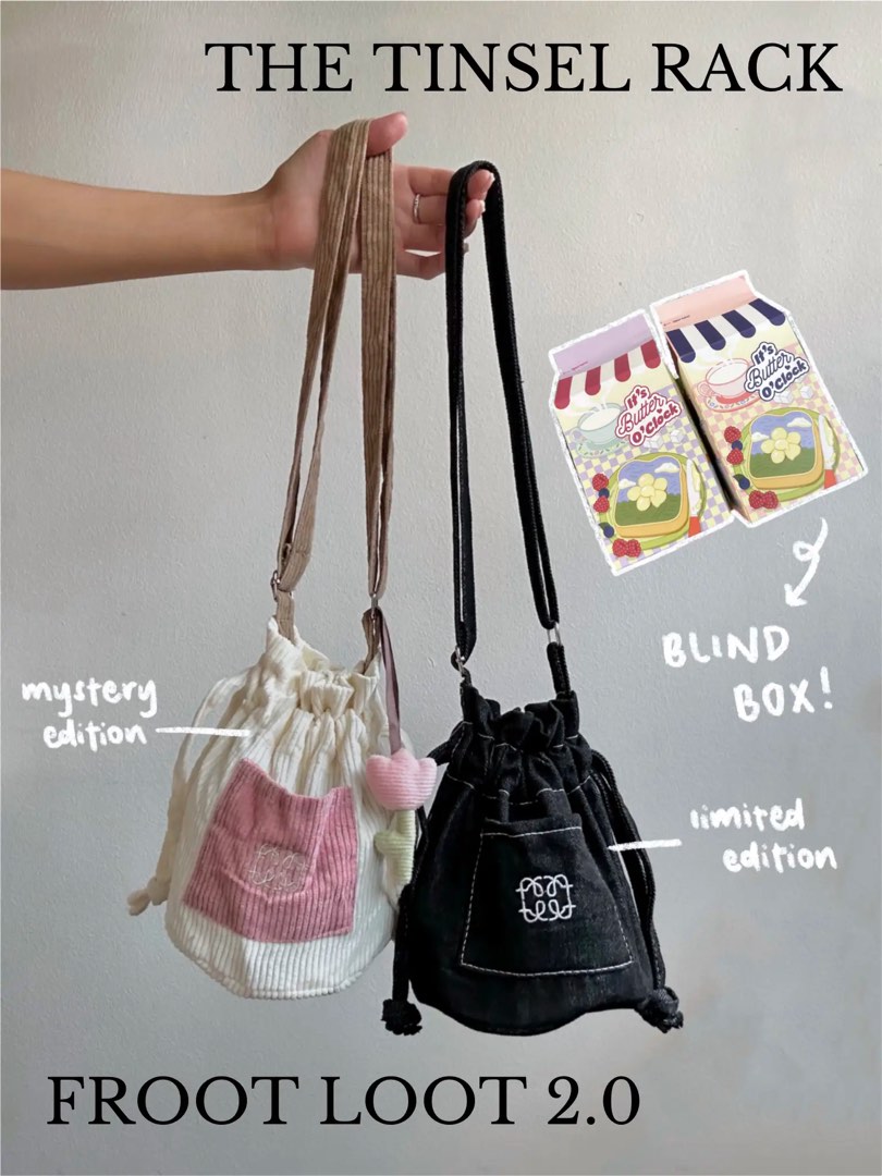 The Tinsel Rack Froot Loop Version 2 Cloud Nine, Women's Fashion, Bags