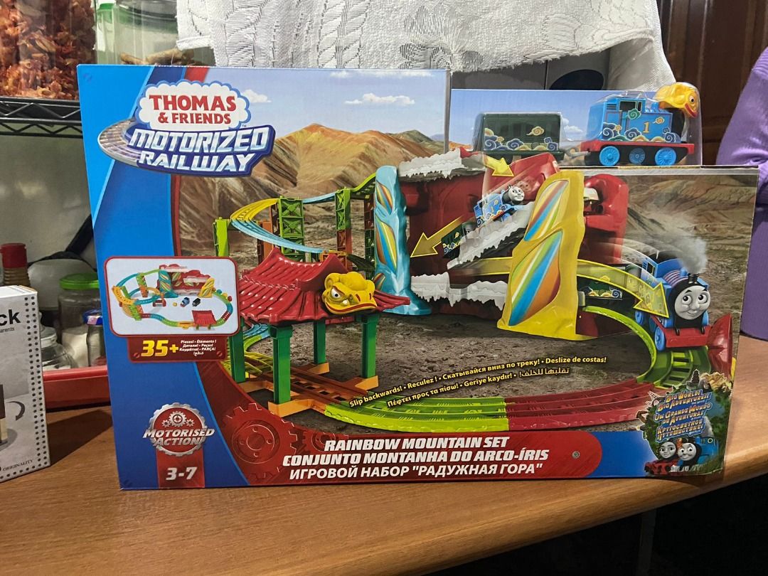 Thomas and friends motorized railway rainbow mountain set