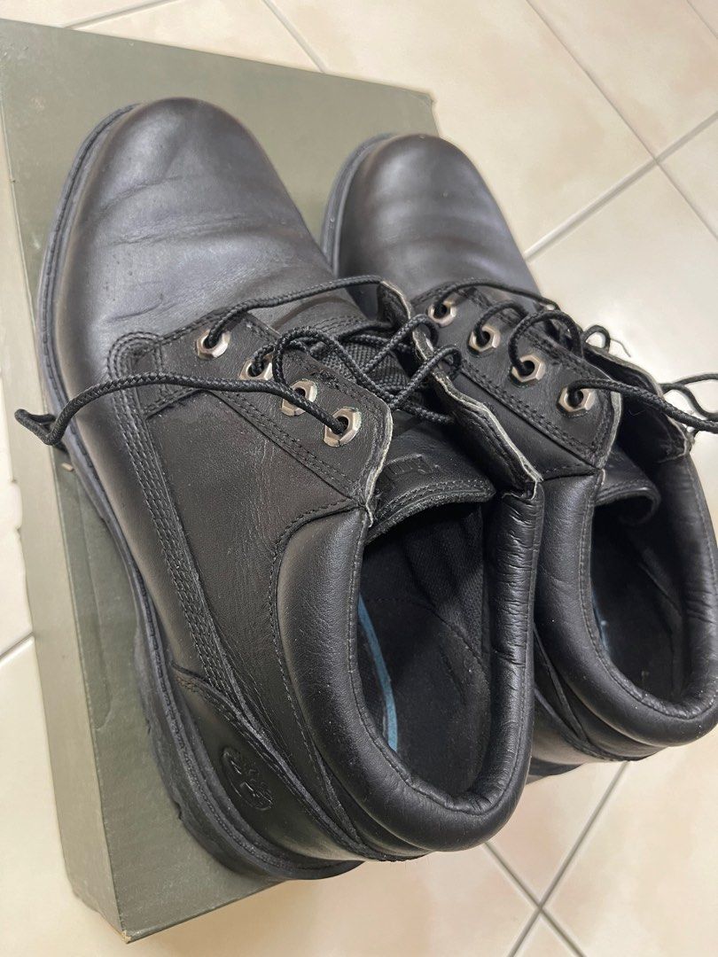 Timberland Black Boots Size 7.5 UK