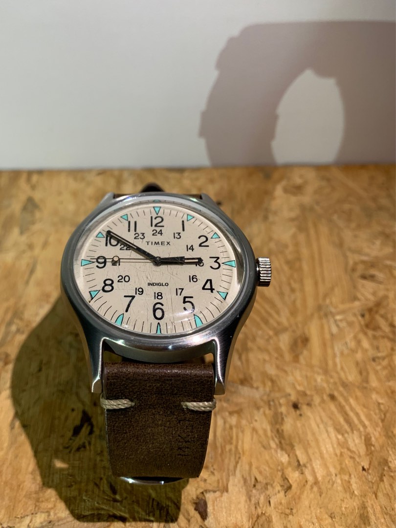 TIMEX INDIGLO MK1 Glow in the dark, Fesyen Pria, Jam Tangan di Carousell