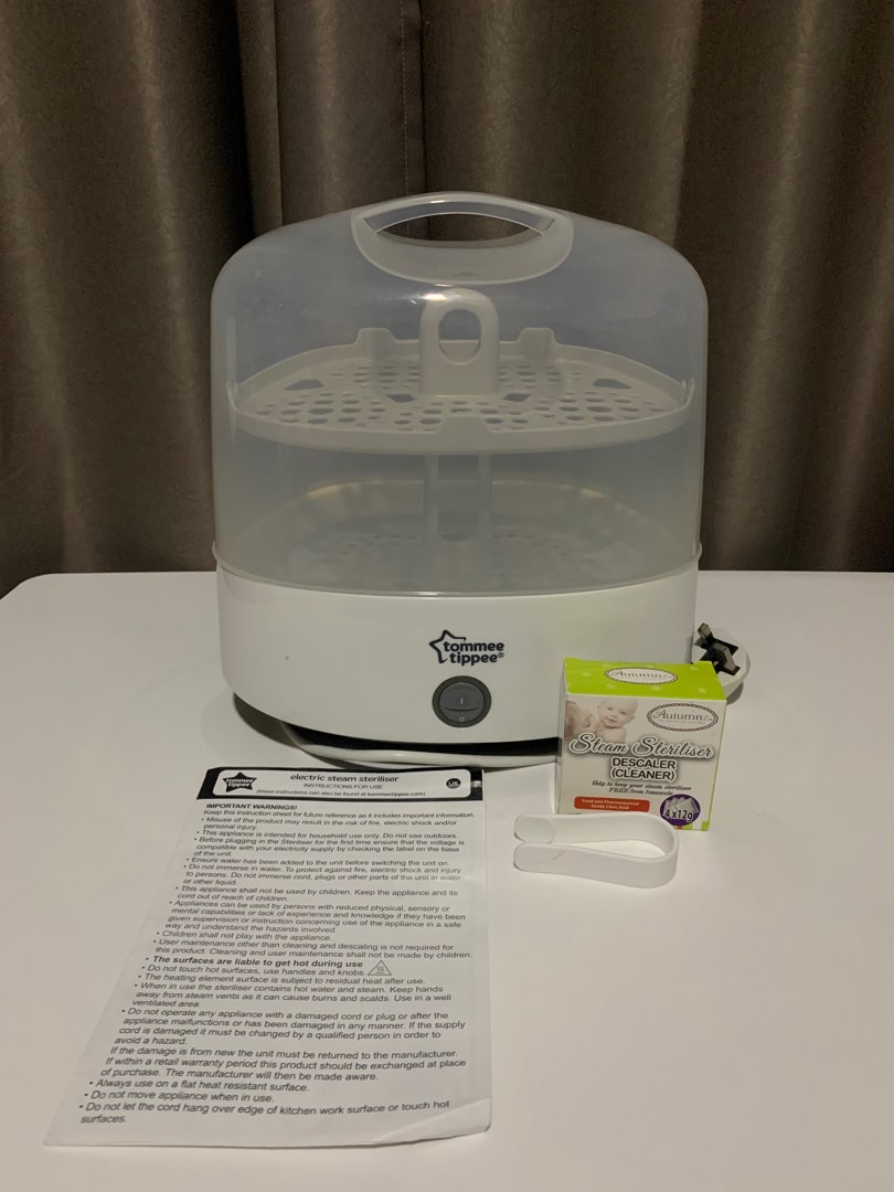 Tommee tippee steriliser hotsell not heating up