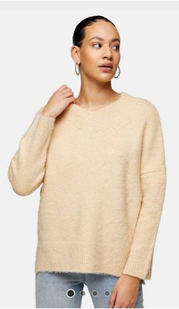 Topshop 2024 cream jumper