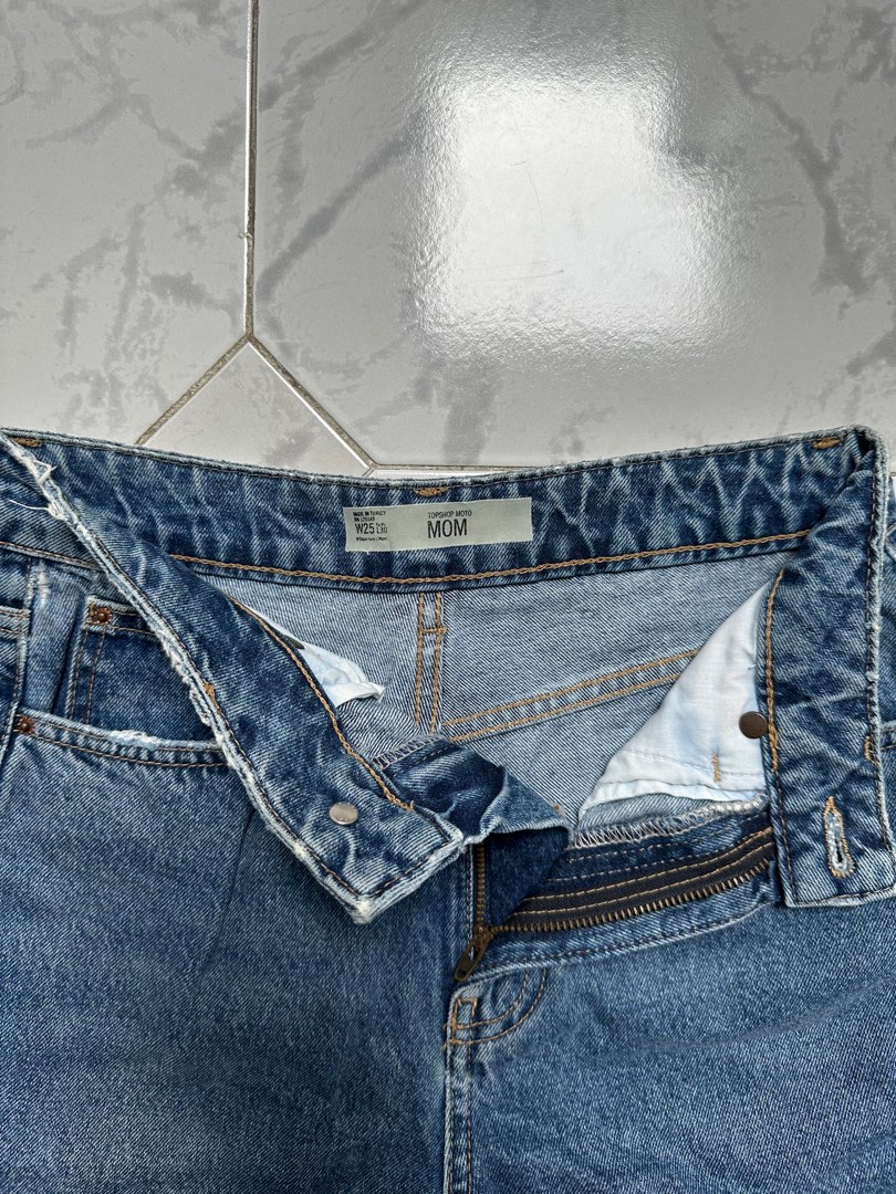 Moto mom jeans clearance