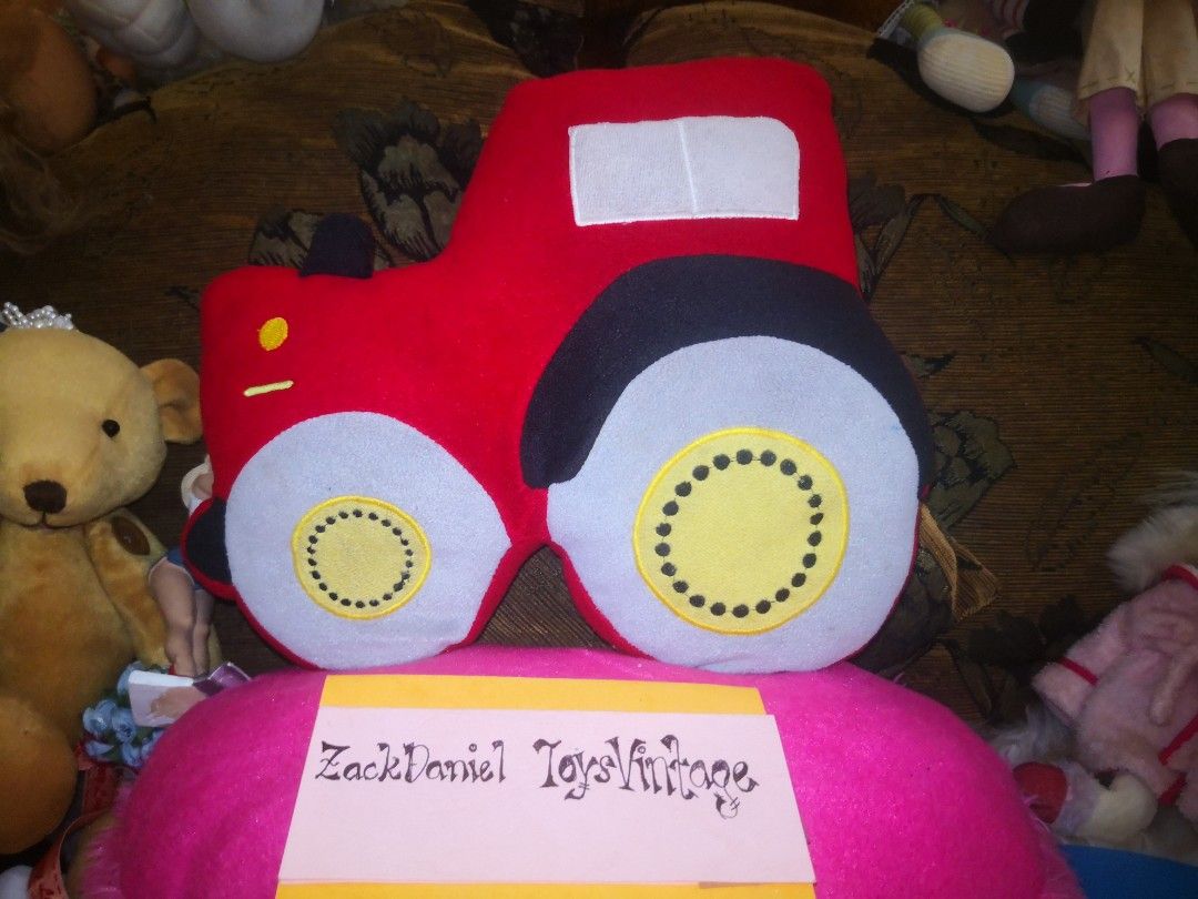 Stuffed cheap tractor pillow