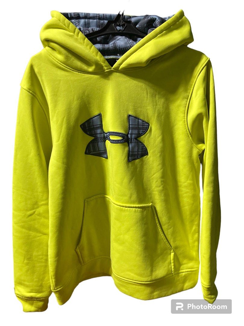Under armour shop lime green hoodie