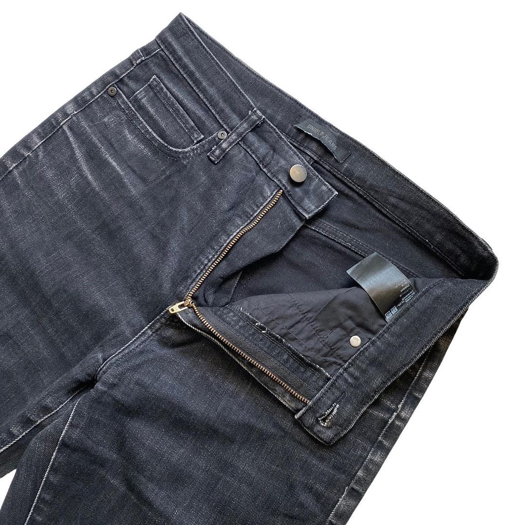 Denim Jeans Fade Uniqlo Black Selvedge Fade Uniqlo Selvedge Jeans