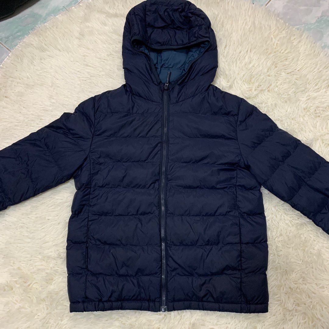 Uniqlo Winter Puffer Jacket with Hood for Kids 10 11Y Babies