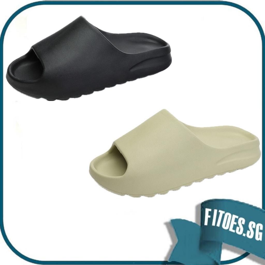 White discount sole slippers