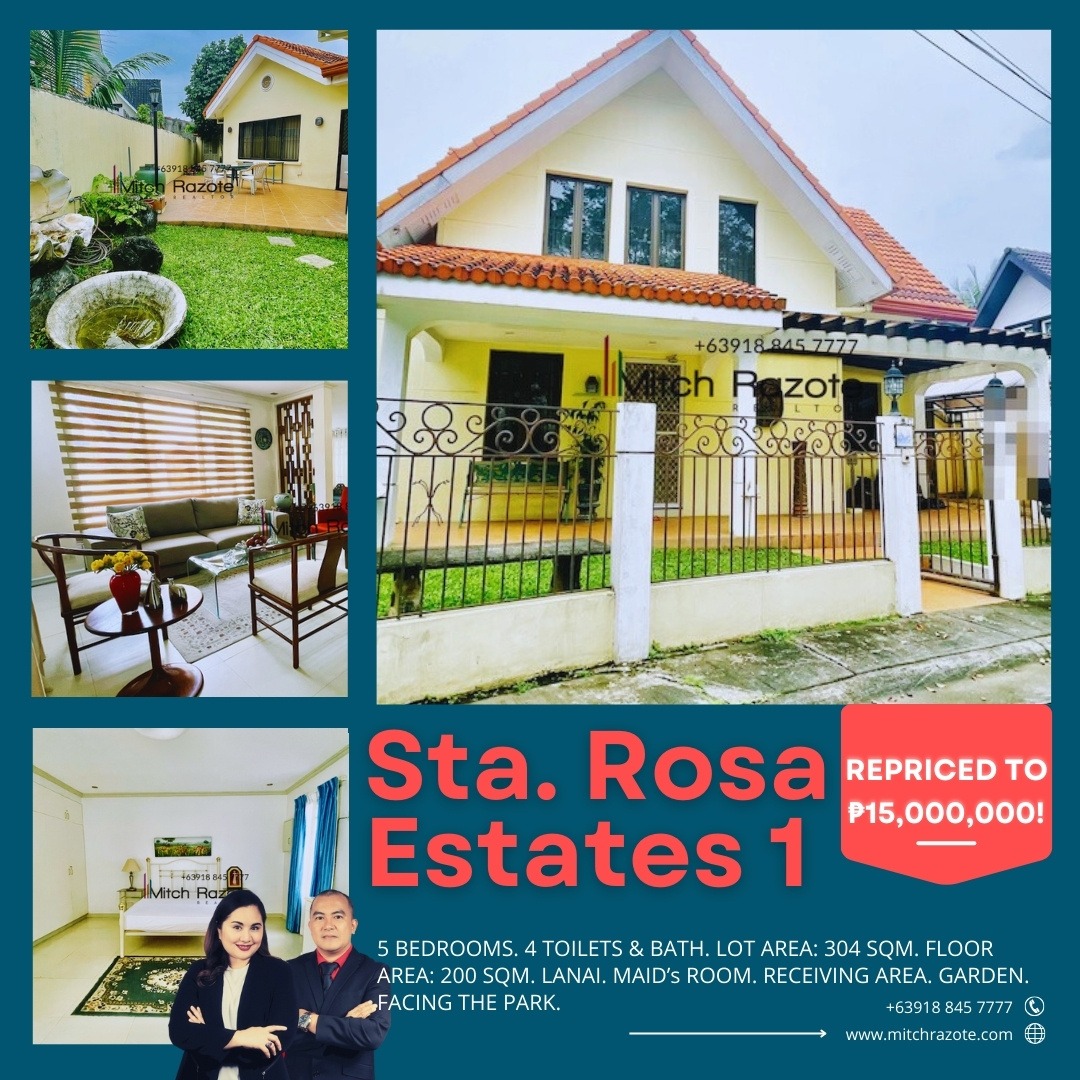 Upgraded, Spacious 5Bedroom House For Sale at Santa Rosa Estates 1, Laguna, Property, For Sale
