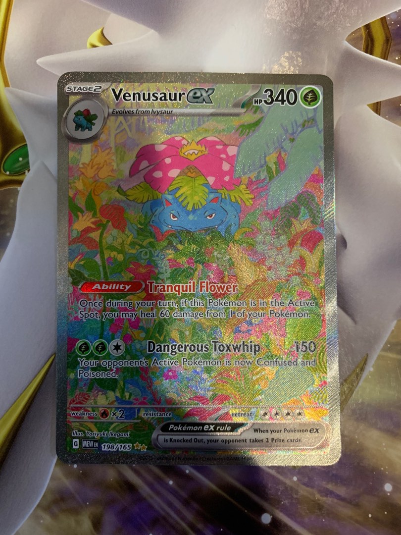 Venusaur ex full art 151 SIR, Hobbies & Toys, Toys & Games on Carousell