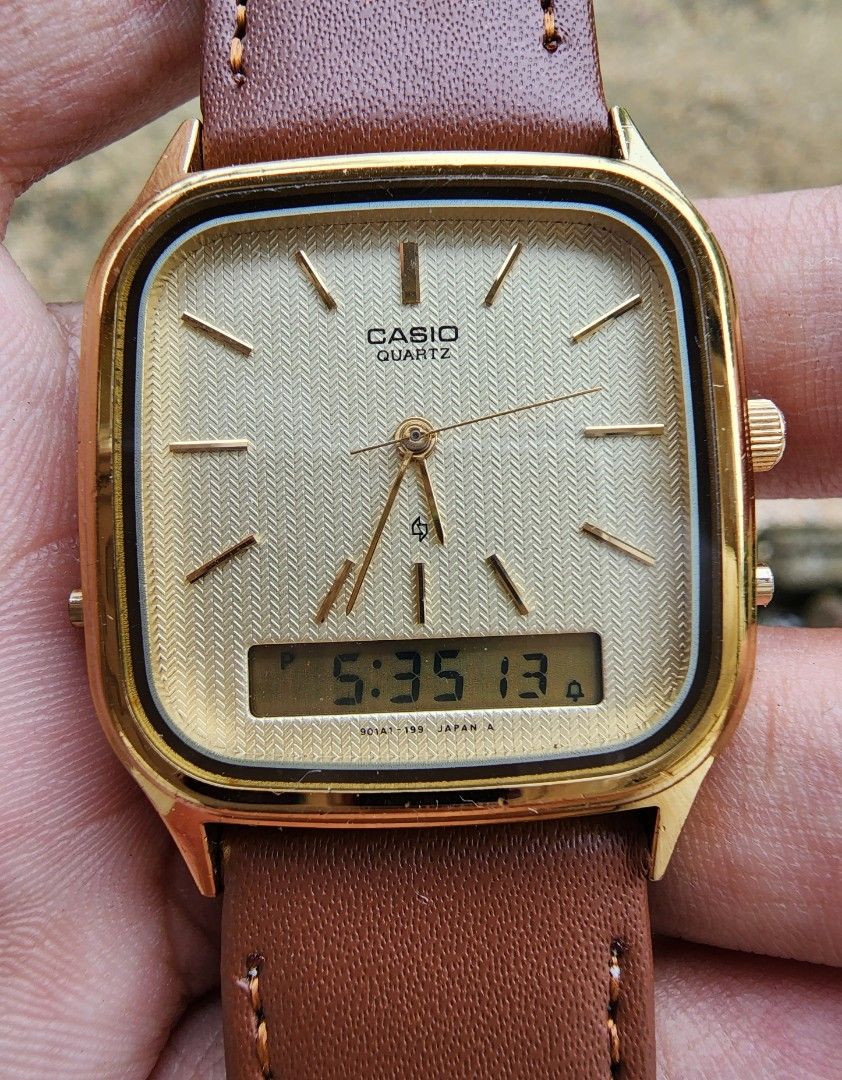 Vintage Casio Ana Digi AQ515 Japan 80s Luxury Watches on Carousell