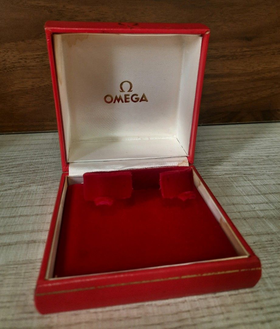 Vintage omega cheap watch box