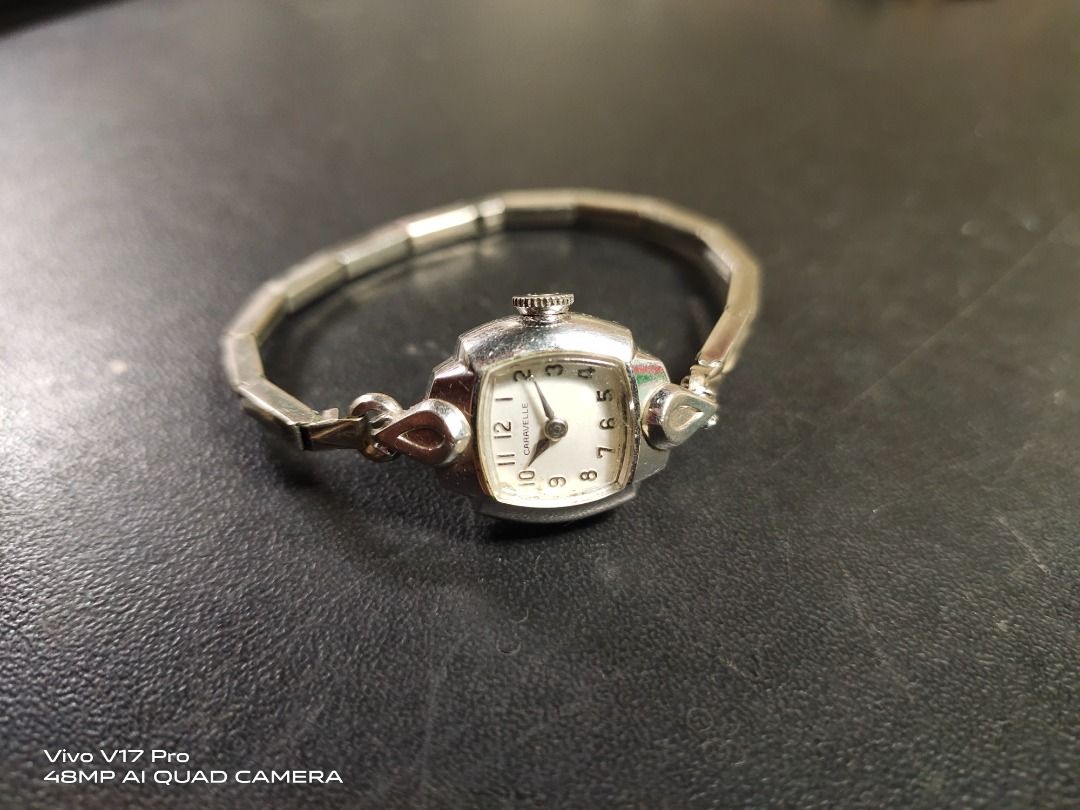 Vtg Caravelle by Bulova Ladies Mechanical Hand Winding Watch