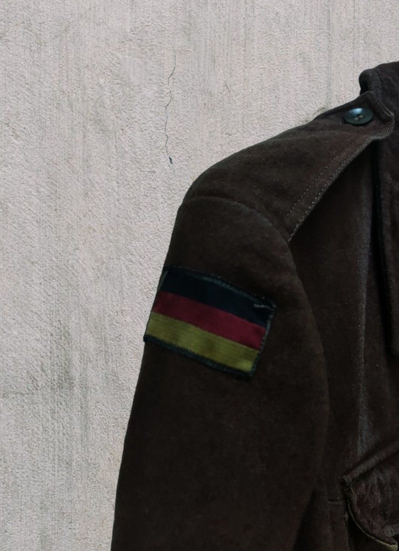 Vtg West Germany military army trucker jacket Men s Fashion