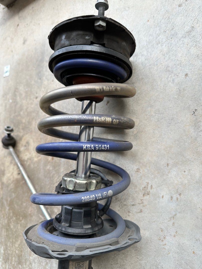 VW Volkswagen Golf MK7 H&R Lowering Spring with stock suspension, Car ...