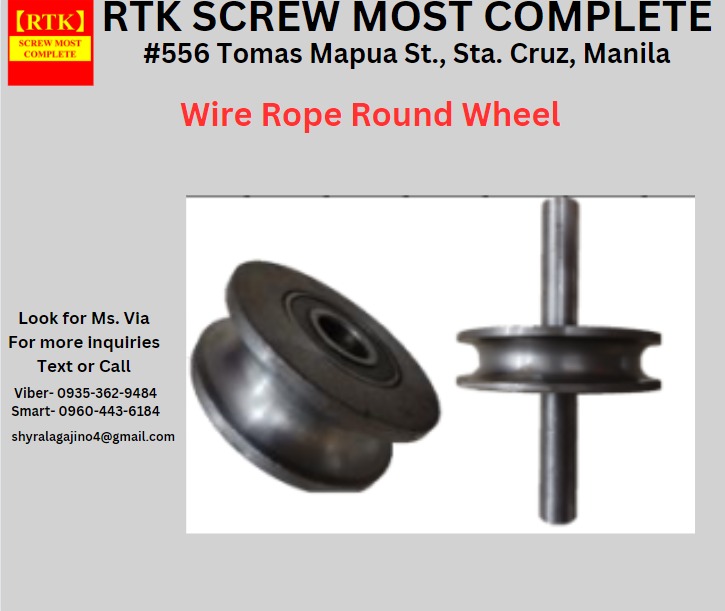 WIRE ROPE ROUND WHEEL, Commercial & Industrial, Construction Tools ...