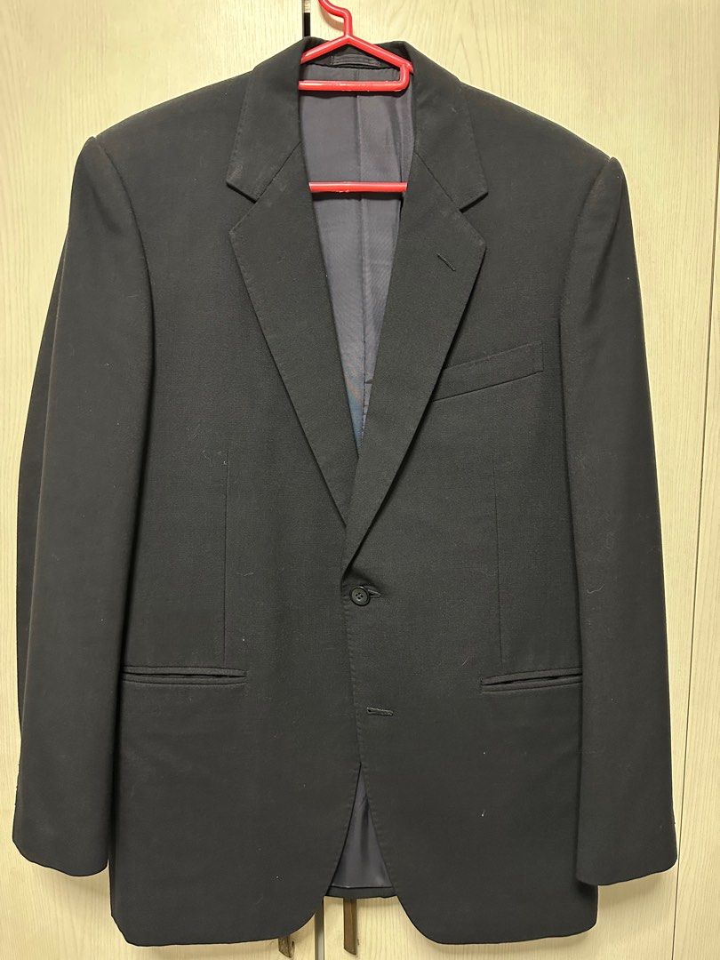 Mens black wool blazer outlet