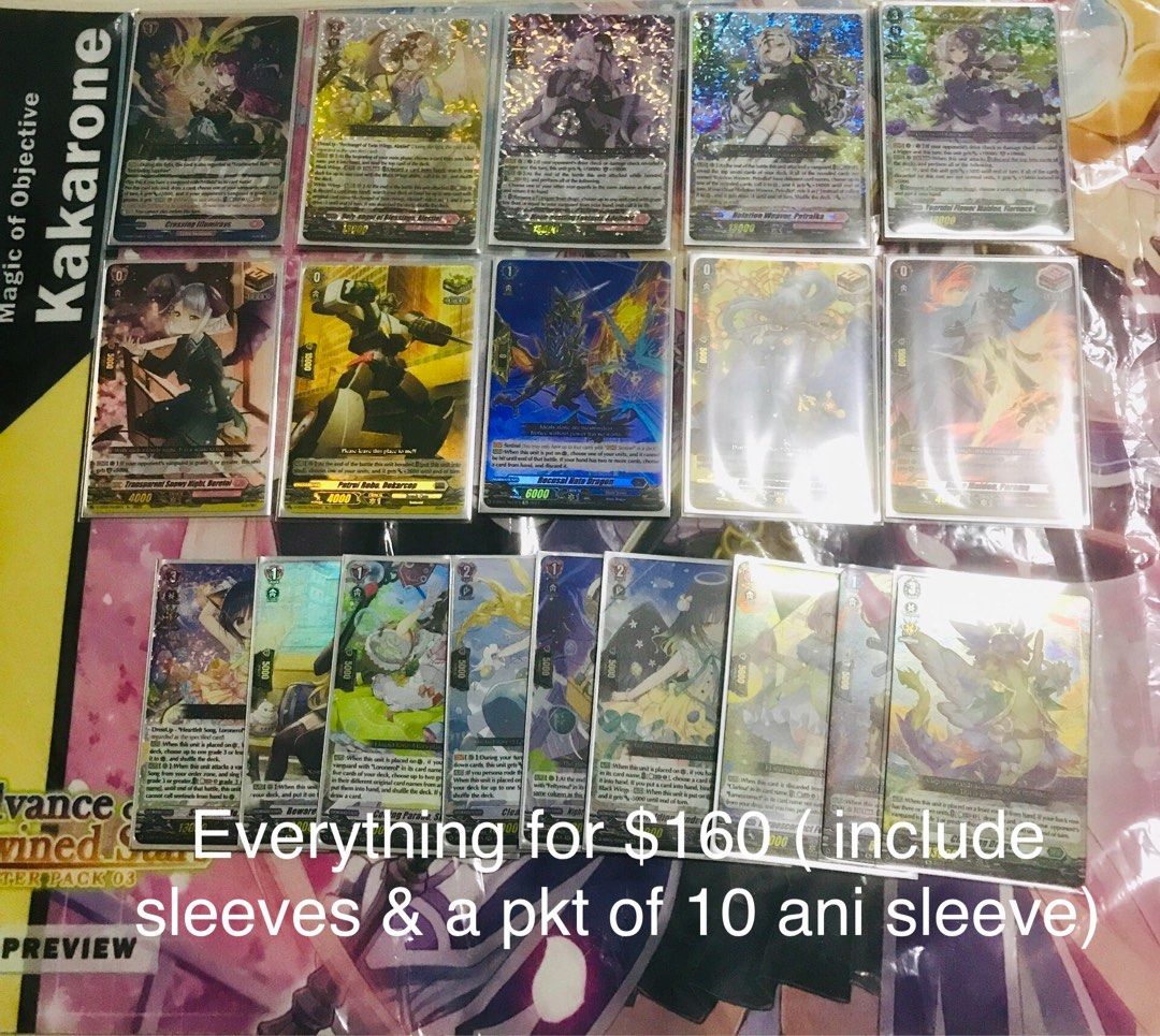 WTS English Vanguard DSS05 Festival Booster 2023 Singles (  RRR,RR,Re+,Re,Commons), Hobbies & Toys, Toys & Games on Carousell