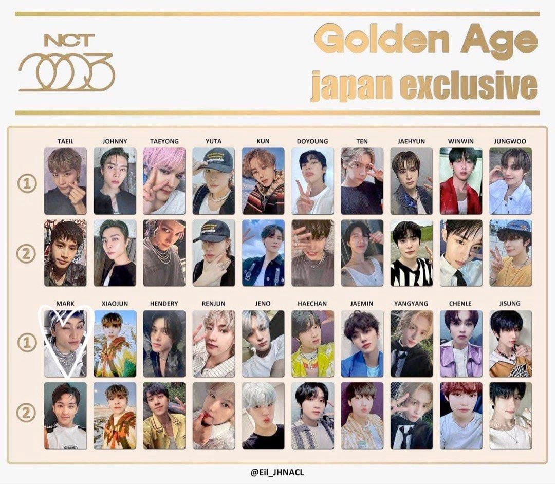 (wtt/ wts) NCT 127 NCT Dream WayV NCT 2023 Golden Age Japan Exclusive ...