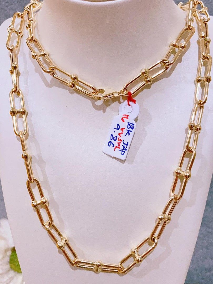 18k Saudi Gold Necklace Japan Style Chain + Cartier Panther Pendant 2.0g,  Women's Fashion, Jewelry & Organizers, Necklaces on Carousell