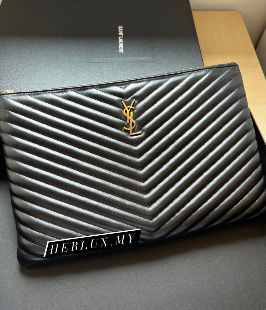 Ysl sales large pouch