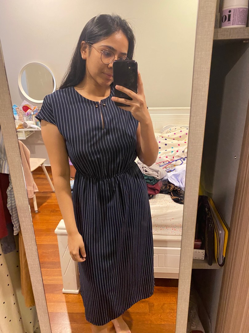 Zalora top work dress