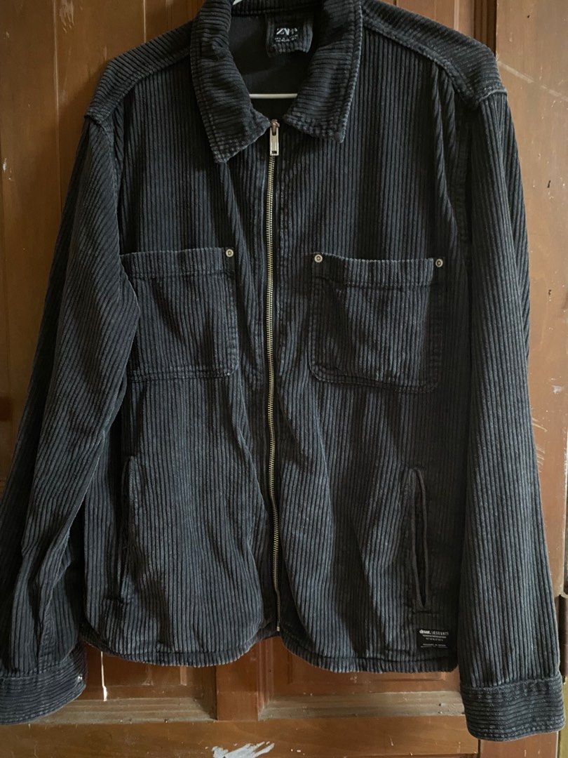 Zara corduroy jacket sales mens