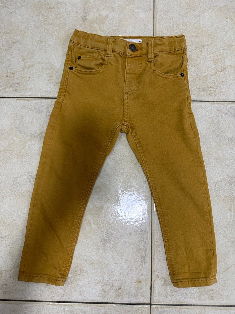 Mustard jeans zara hot sale