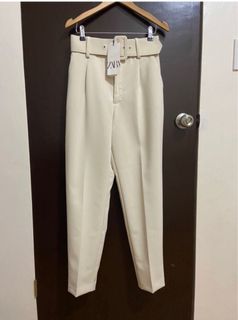 Zara Highwaist trouser with belt