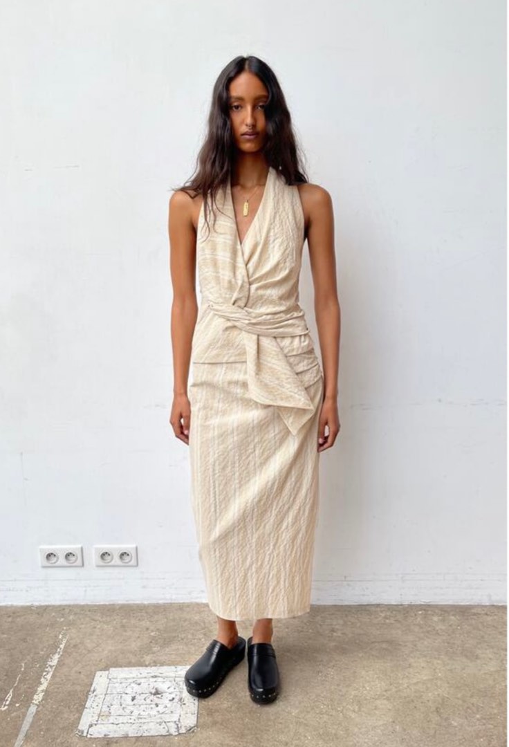 Zara striped halter top Outlet