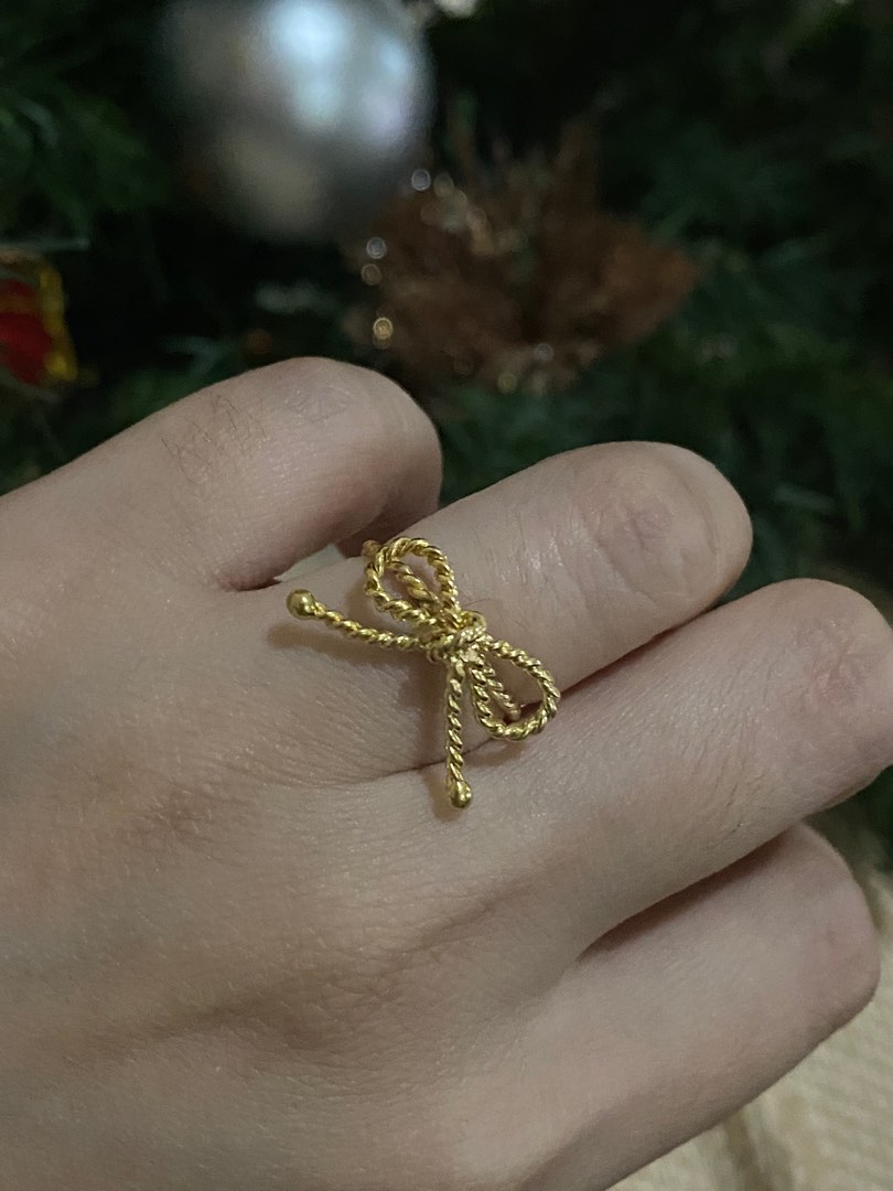 Tiffany twist bow ring shop