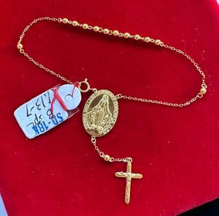 18K Saudi Gold rosary bracelet