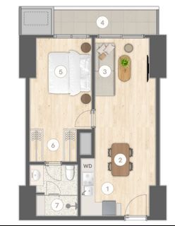 1 bedroom with parking at Laya Residences by Shang Properties alternative to One Shangrila Place , Haraya Residences , Velaris Residences , Proscenium ,