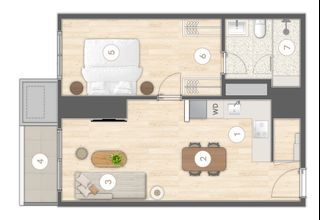 1 Bedroom with parking at Laya Residences by Shang Properties alternative to One Shangrila Place , St Francis Shangrila Place , Shang Salcedo Place