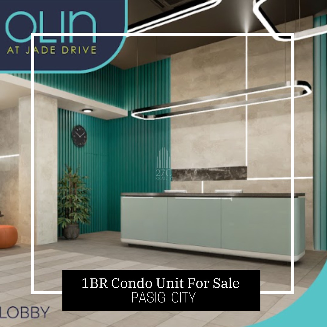 1BR Condo Unit For Sale at Olin at Jade Drive Pasig City, Property, For