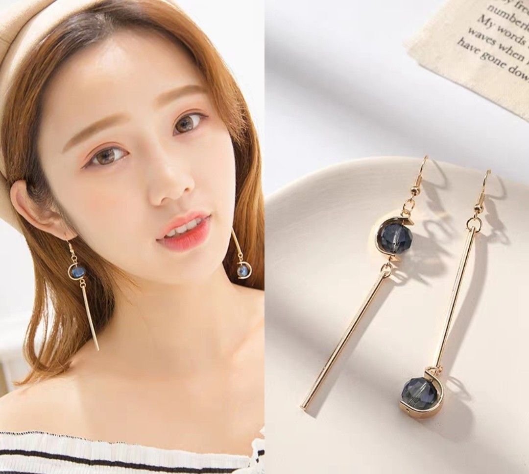 Girl with ear outlet ring