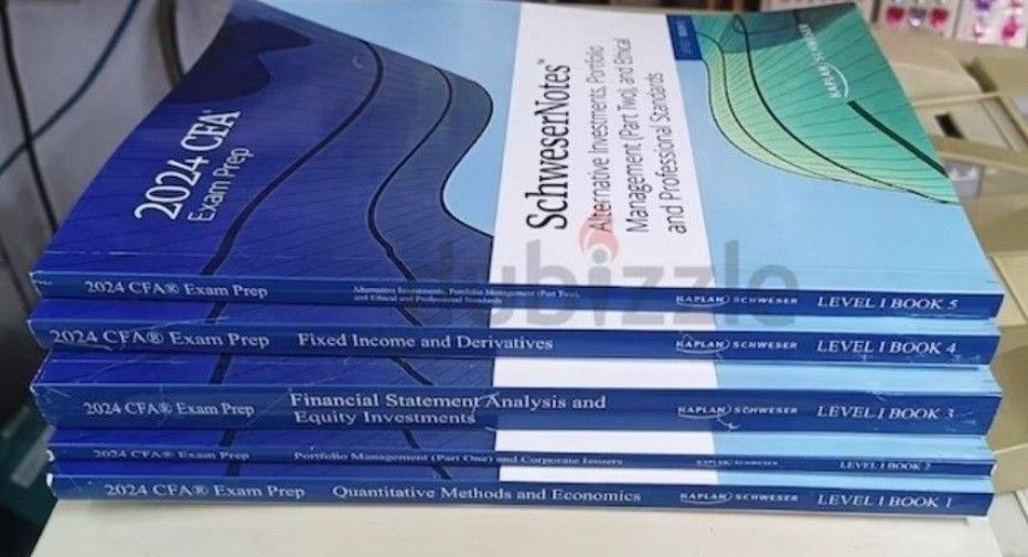 2024 CFA Schweser Notes Exam Prep level 1 / 2 / 3, 興趣及遊戲, 書本 & 文具, 教科書 ...